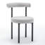 Chaises de salle à manger rembourrées Contemporary Chic-1294315997