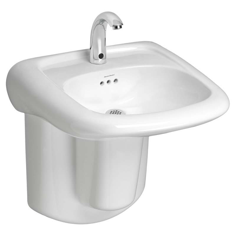 American Standard Murro 22.38'' Vitreous China Rectangular Bathroom Sink with Overflow, Single