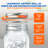 Agrima Glass Jar - Set of 8