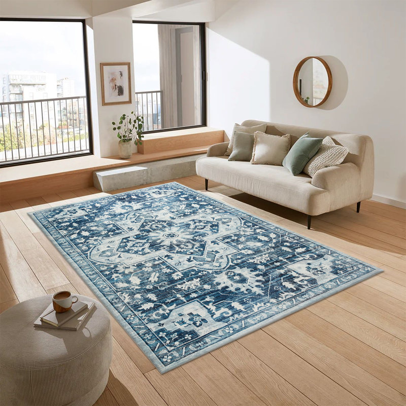 Oriental Machine Tufted Shag Area Rug, Rectangle 120 x 170 cm