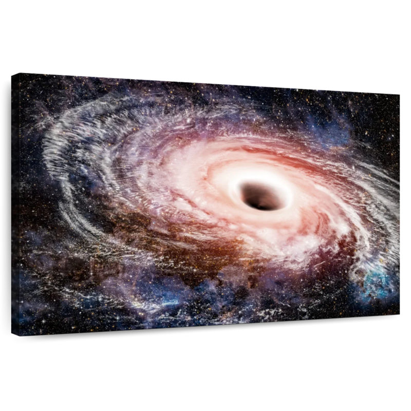 Oberle Into The Black Hole, 30" H x 45" W