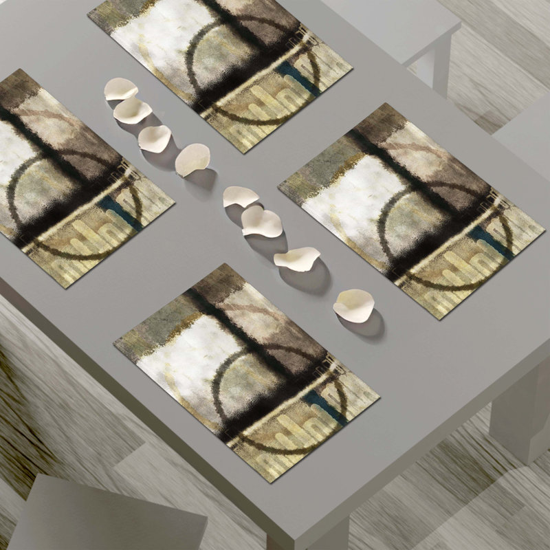 Napperon abstrait en polyester