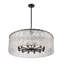 Luminaire suspendu tambour 12 lumières Rainers-320133275