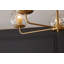 Moonya Glass Semi Flush Mount