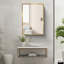 Armoire à pharmacie murale ou encastrée pour salle de bain avec miroir
