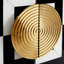 Bar Op Art - gris anthracite / ivoire