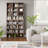 Brenya 8-Tier Thin and Tall Bookshelf with Open Adjustable Shelf-562450310