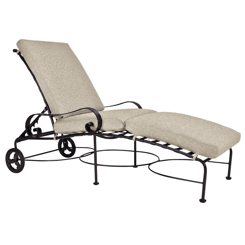 Classico-W Outdoor Chaise Lounge, Graphite, Sash Denim