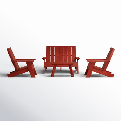 Byrnes 4 - Person Patio Conversation Set