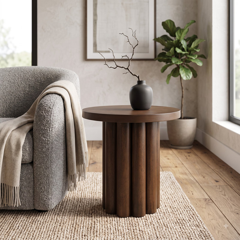 Sanat Round End Table