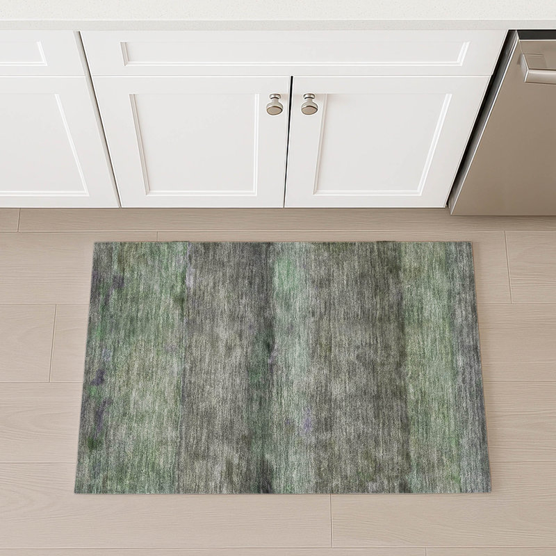 Machine Washable Indoor/Outdoor Chantille ACN2311 Stripes Rug, Rectangle 1'8" x 2'6"