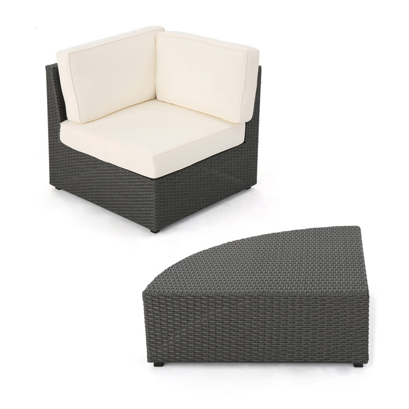 SANTA CRUZ CORNER & TABLE, White