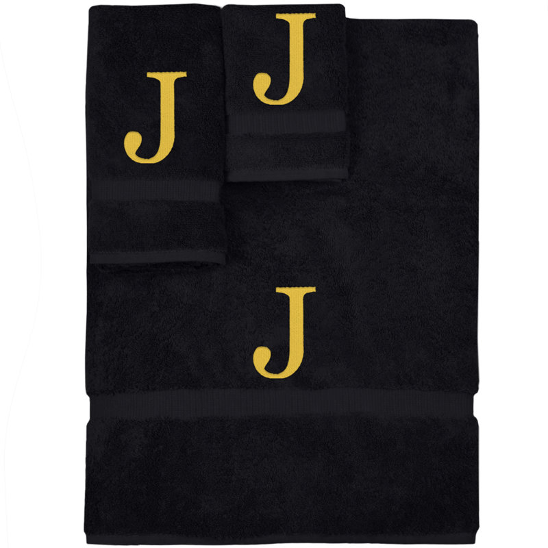 Mulit-Size Set, J, Black/Gold