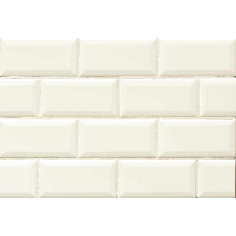 Nantucket 3" x 6" Ceramic Subway Tile, Ice White
