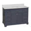 Ensemble de meuble-lavabo simple 60 po avec comptoir gris quartz Ronnie-1892729881-1882987846