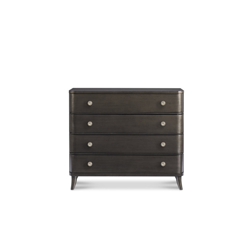 Commode 4 tiroirs en bois massif l 44 po