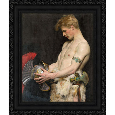 Germanic warrior with helmet (1902)
