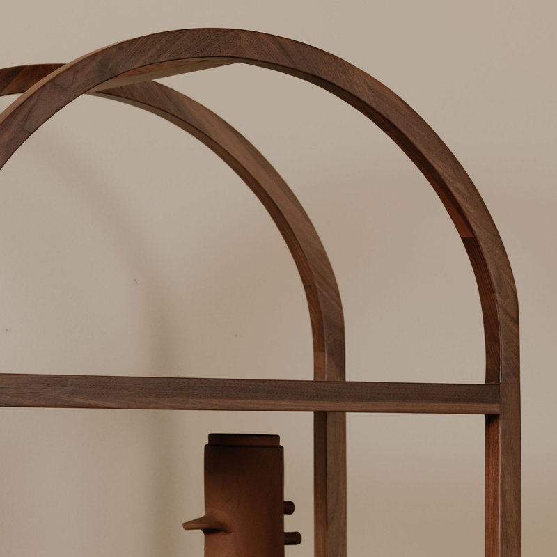 EERO BOOKCASE BLACK, Walnut