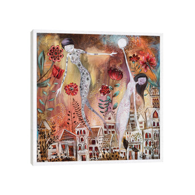 Hanging The Moon by Heather Renaux - Print on Canvas