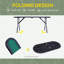 Velazquez Freeport Park 183cm Green Foldable Poker Table