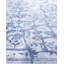 Tapis moderne noué à la main de conception unique - bleu, 8 pi 2 po x 10 pi 2 po Modern
