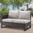 Ingvald 48.42" Wide Outdoor Wicker/Rattan U-Shaped Patio Sectional With Cushions-1712282713
