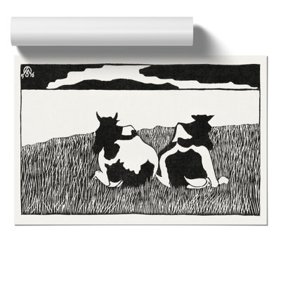 Cows by Samuel de Mesquita - Frameless Print