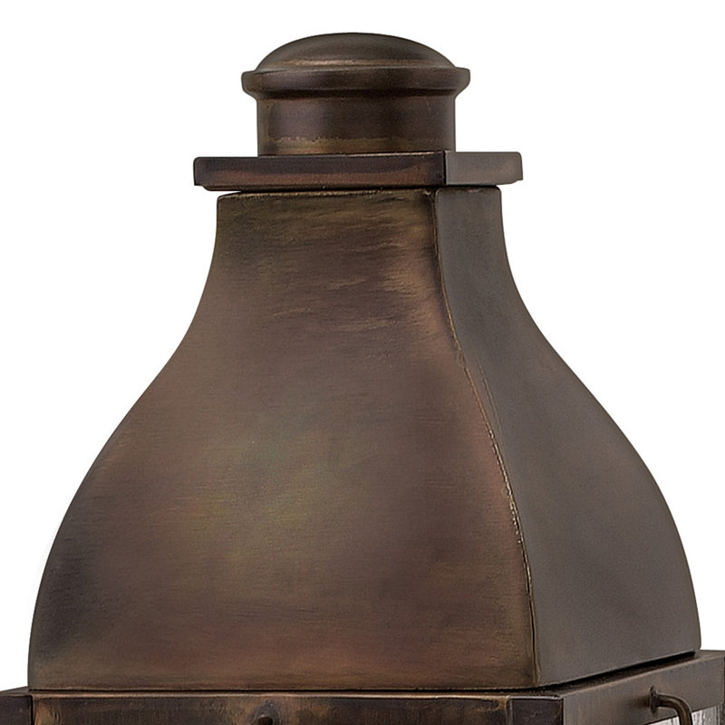 Bingham 3-Light Pier Mount Light, Sienna, 21.75" H x 9.75" W