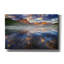 «Sawtooth Reflections» par Rick Berk, art mural sur toile, 40 po x 26 po