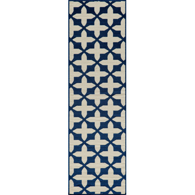 Tapis bleu marine Ashleigh