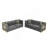 81.1 Inches Velvet Button Tufted Sofa Couch With 2 Pillows, 3 Seater Luxury Chesterfield Sofa Set With Gold Stainless Steel Accents For Living Room, Velvet-638428176