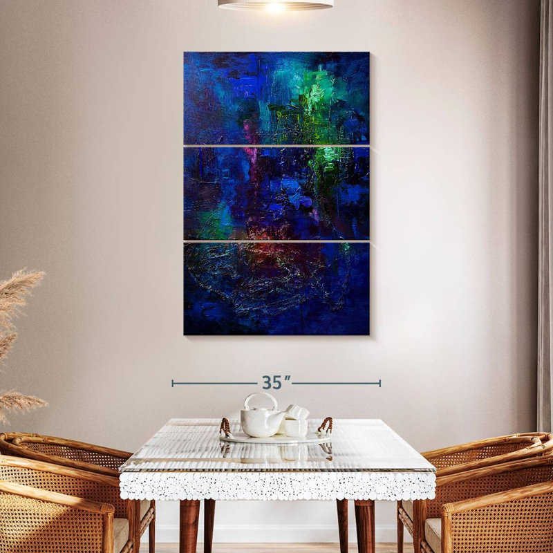 Avery Blue II, 50" H x 32" W