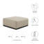 Repose-pieds capitonné Modway Conjure Channel-1588718619