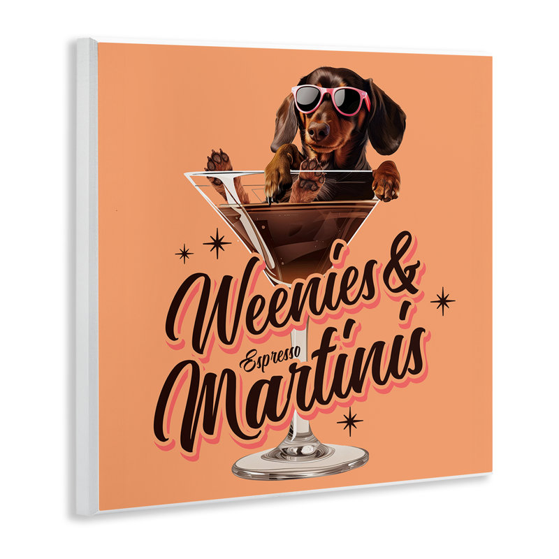  Art mural Weenie's & Espresso Martinis par Jim Baldwin