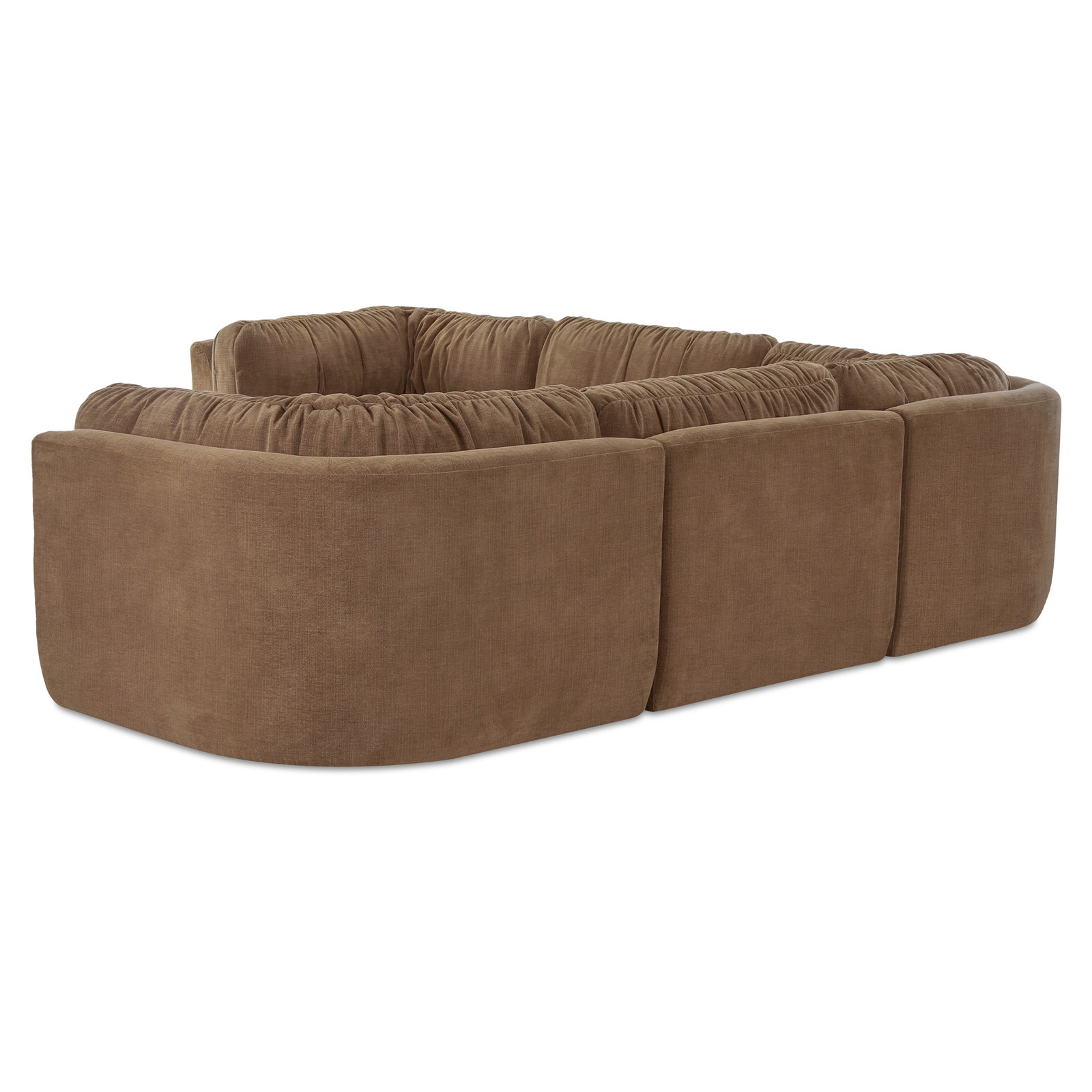 Colette Modular Corner Sectional, Tan Polyester