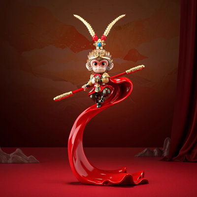 Trendy Chinese Monkey King Sun Wukong Figurine