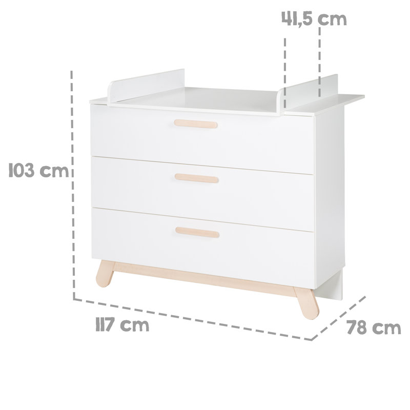 Jara Changing Unit, White