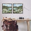  «Vivid Impressionist Landscape», ensemble de 2 toiles flottantes encadrées par June Erica Vess-491392867-491392876