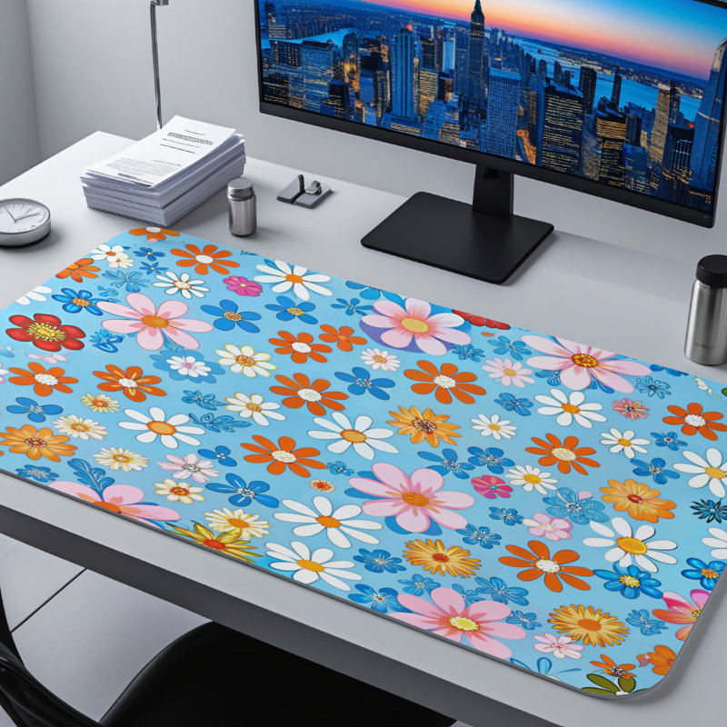 Polyester Desk Pad, 31.5x15.5