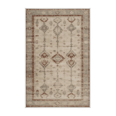 Tapis beige surteint lavable à la machine