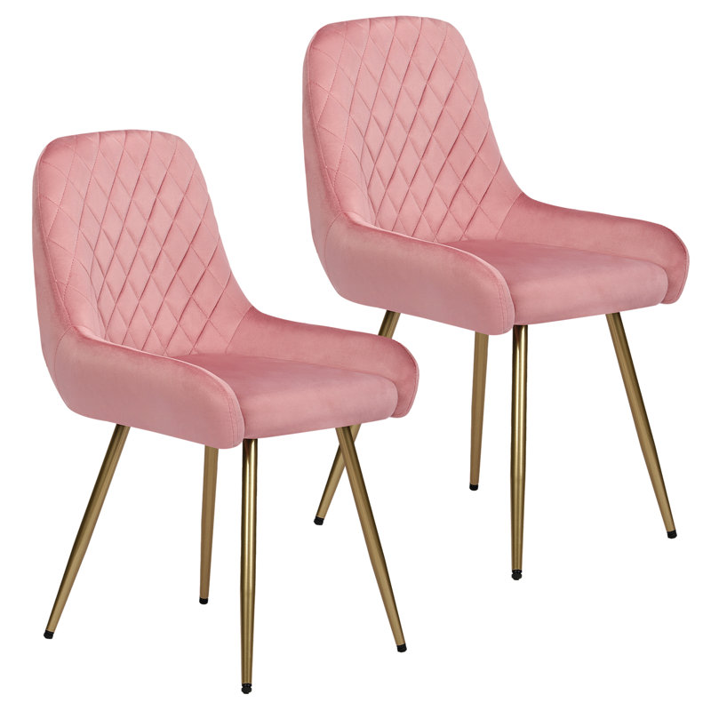 Penning Upholstered Dining Chair, Pink