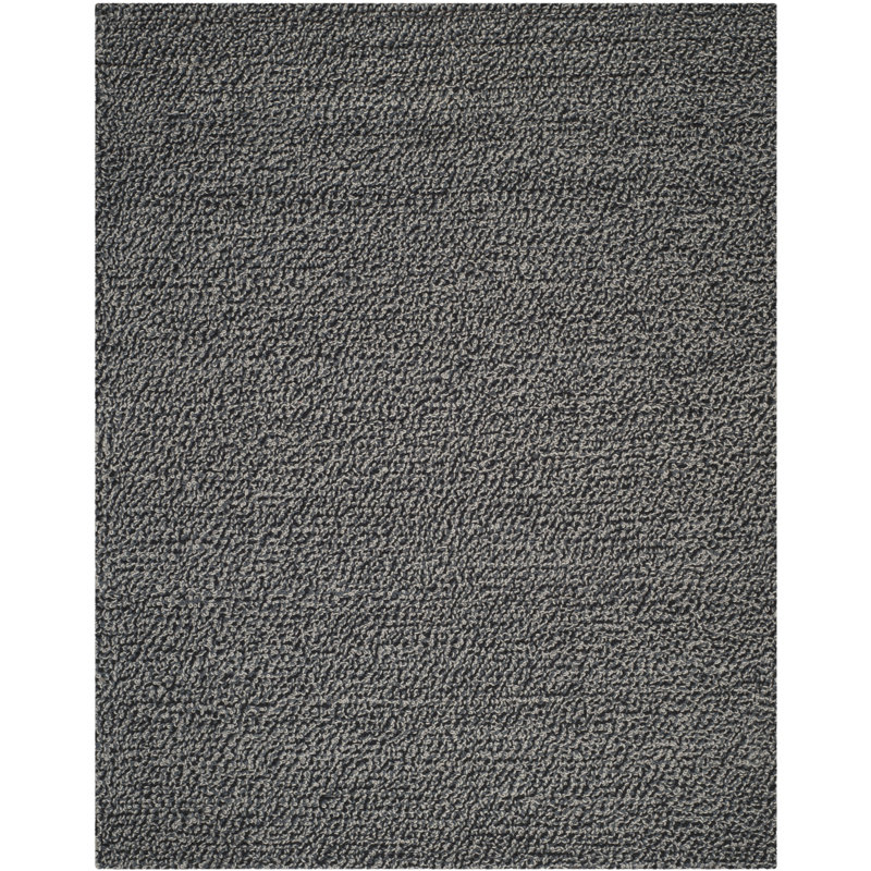 Tapis en laine touffeté à la main Haileyann, Rectangle de 5 pi x 8 pi