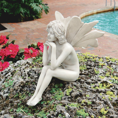 Statue fée de jardin secret