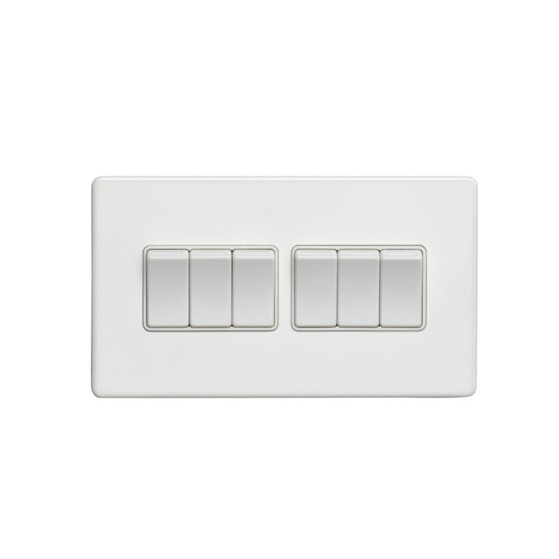 3Mm Slim Profile - Light Switch, Matt White