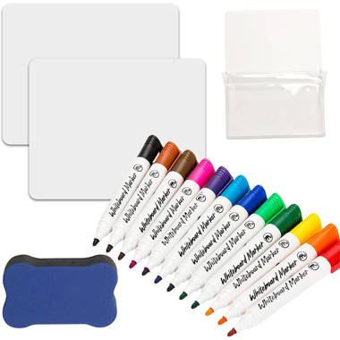 Whiteboard Marker Pen Set, White Board Marker Eraser