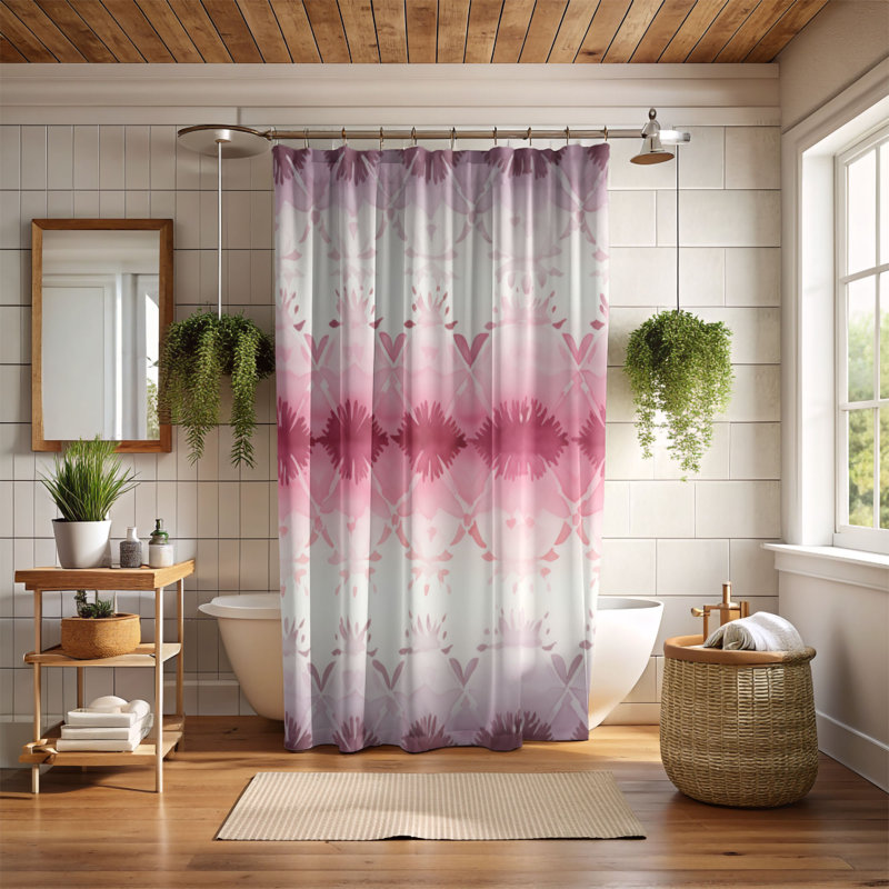Pink Soft - Premium Shower Curtain, 74"H x 71"W