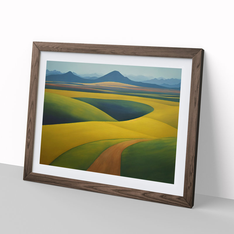 Spring Meadow Landscape View Vol.4 - Single Picture Frame Print