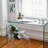 Lucent Waterfall Glass Console Table-92632158