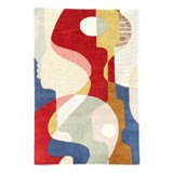 Abstract Area Rug in Miss