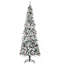Arbre de Noël artificiel 7,5 pi avec 7,5 branches de pin réalistes, pommes de pin et baies